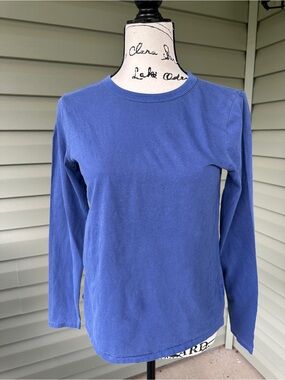 Old Navy Everywear Long Sleeve underscrub/Tee in Navy Blue size small